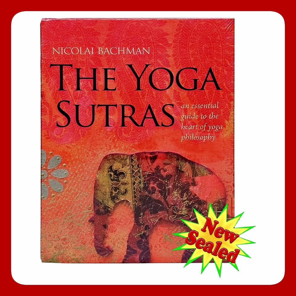 Yoga Sutras Box Set Nicolai Bachman Meditate Spiritual 7 CD Book Guide New Orang